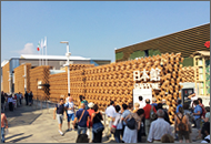 USS manufacturing method is shown at Expo Milano Japan Pavilion
